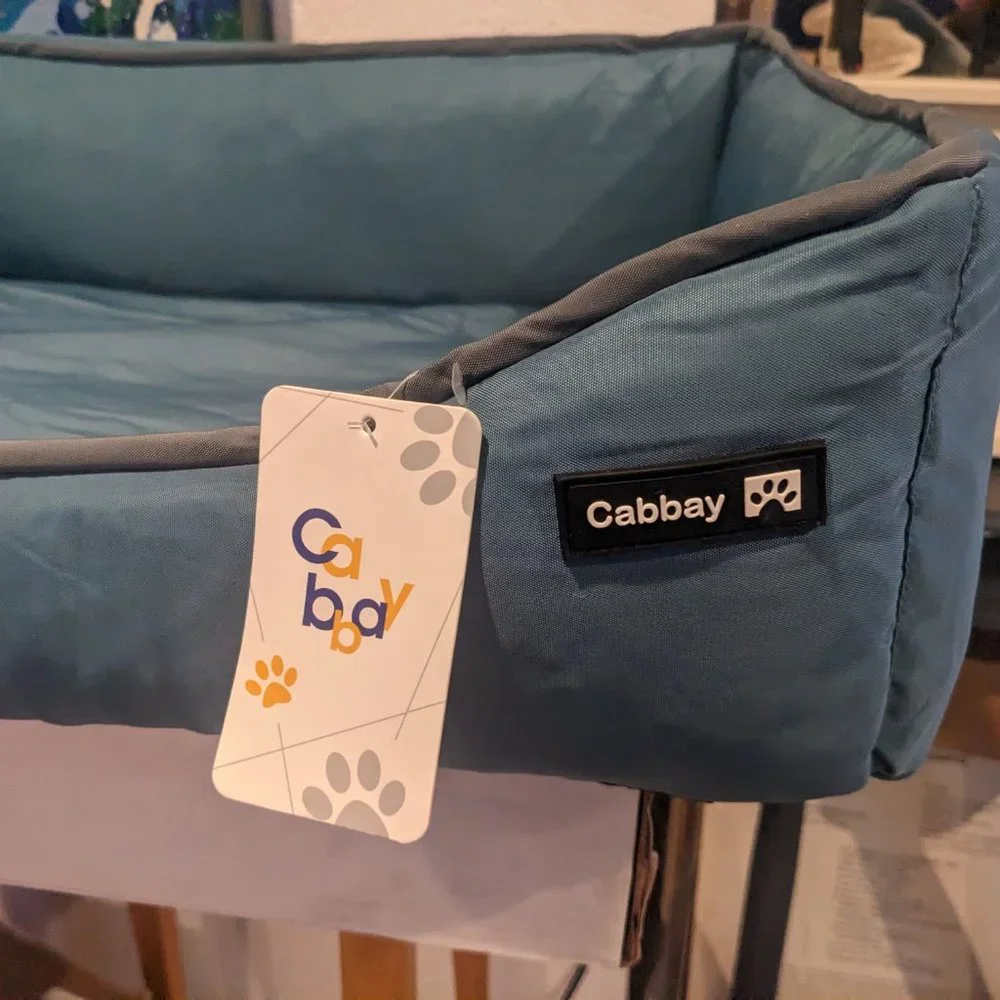 Cabbay Dog Bed for Medium Dog, Cat Bed - Blue